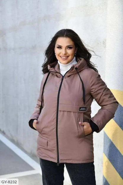 Куртка GY-8231 - IRENFASHION - midi, public, зима, плащевка, предоплата 50%