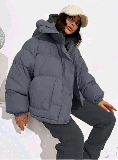 Женская куртка, теплая парка, пуховик - IRENFASHION - public, бохо, зима, молодеж, плащевка, повседнев, предоплата 50%, теплое