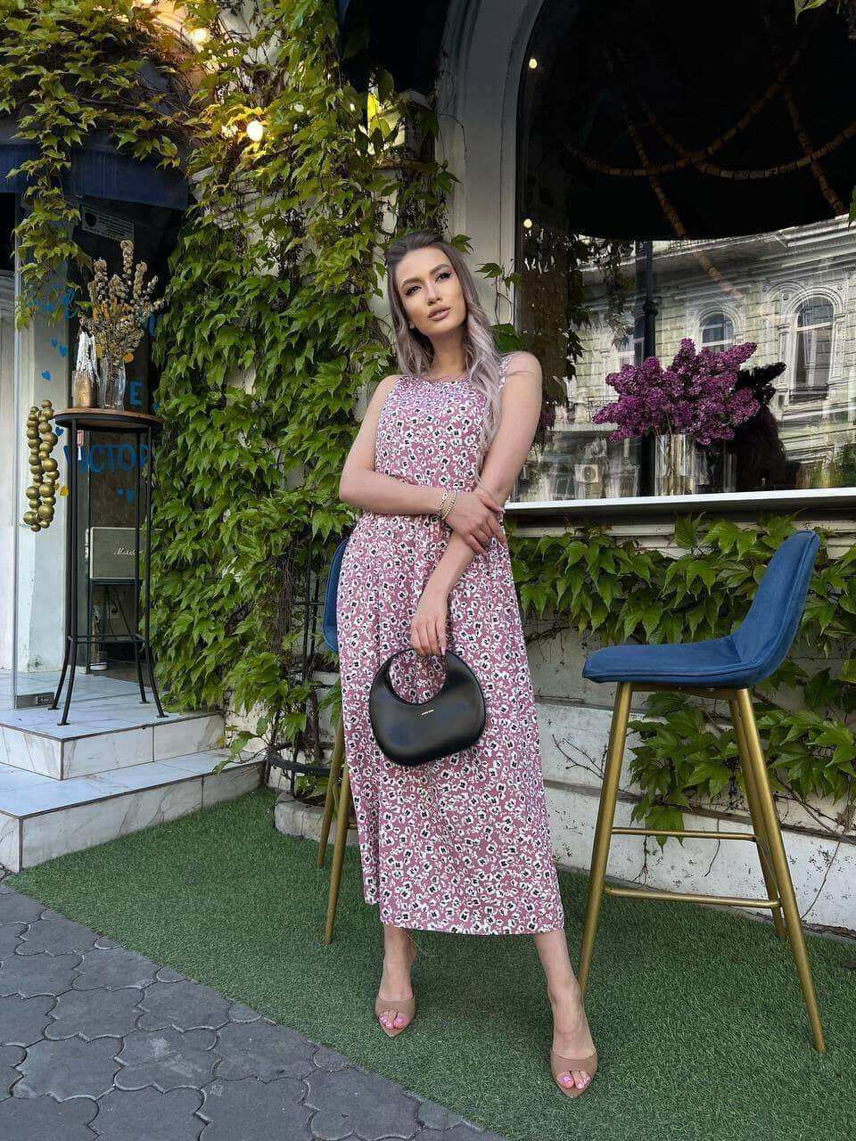 Жіноча літня сукня вільного фасону м.353 - IRENFASHION - midi, NEW, public, бест, весна, лето, молодеж, платья, повседнев, предоплата 50%, софт