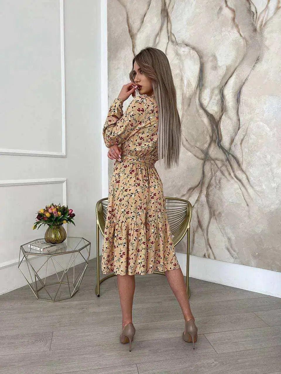 Жіноча сукня м. 336 - IRENFASHION - long, public, бест, весна, лето, микровильвет, молодеж, платья, повседнев, предоплата 50%