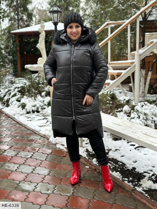 Жіноче тепле пальто HE-6326 - IRENFASHION - long, public, бохо, зима, осень, пальто, повседнев, предоплата 50%, теплое