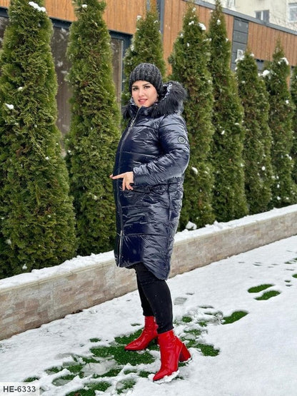 Жіноче тепле пальто HE-6326